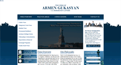 Desktop Screenshot of gukasyanlaw.com