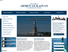 Tablet Screenshot of gukasyanlaw.com